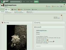 Tablet Screenshot of darkroseprincess.deviantart.com