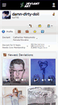 Mobile Screenshot of damn-dirty-doll.deviantart.com