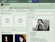 Tablet Screenshot of missshyly.deviantart.com