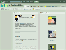 Tablet Screenshot of narusasunaru-club.deviantart.com