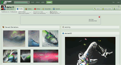 Desktop Screenshot of damo10.deviantart.com