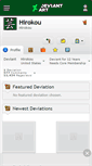 Mobile Screenshot of hirokou.deviantart.com