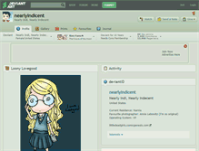 Tablet Screenshot of nearlyindicent.deviantart.com