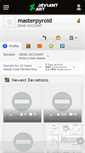 Mobile Screenshot of masterpyroid.deviantart.com