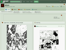 Tablet Screenshot of jetzun.deviantart.com