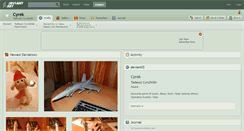 Desktop Screenshot of cyrek.deviantart.com