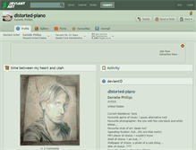 Tablet Screenshot of distorted-piano.deviantart.com