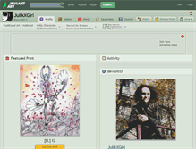 Tablet Screenshot of julikxgirl.deviantart.com
