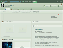 Tablet Screenshot of mariusluppino.deviantart.com