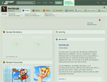 Tablet Screenshot of mortskcab.deviantart.com