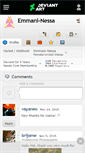 Mobile Screenshot of emmani-nessa.deviantart.com
