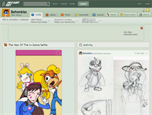 Tablet Screenshot of behonkiss.deviantart.com