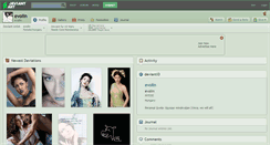 Desktop Screenshot of evolin.deviantart.com