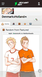 Mobile Screenshot of denmarkxholland.deviantart.com