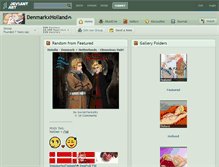 Tablet Screenshot of denmarkxholland.deviantart.com