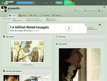 Tablet Screenshot of alcooletilic.deviantart.com