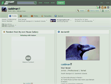 Tablet Screenshot of caddman.deviantart.com