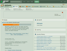 Tablet Screenshot of dagrants.deviantart.com