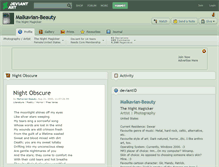 Tablet Screenshot of malkavian-beauty.deviantart.com