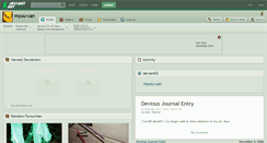 Desktop Screenshot of myuu-can.deviantart.com