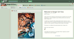 Desktop Screenshot of dangergirlfans.deviantart.com