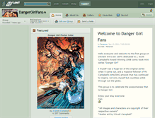 Tablet Screenshot of dangergirlfans.deviantart.com