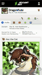Mobile Screenshot of dragonflute.deviantart.com