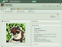 Tablet Screenshot of dragonflute.deviantart.com