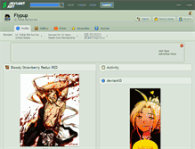 Tablet Screenshot of flypup.deviantart.com