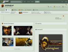 Tablet Screenshot of jaidaksghost.deviantart.com