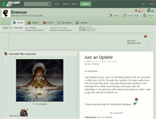 Tablet Screenshot of elvenwyn.deviantart.com
