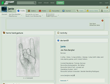 Tablet Screenshot of jante.deviantart.com