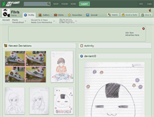 Tablet Screenshot of flivis.deviantart.com