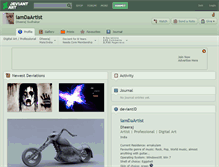 Tablet Screenshot of iamdaartist.deviantart.com