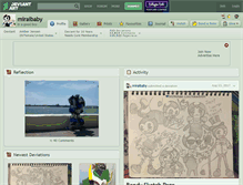 Tablet Screenshot of miraibaby.deviantart.com