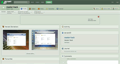 Desktop Screenshot of master-hack.deviantart.com