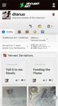 Mobile Screenshot of diianuo.deviantart.com