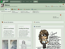 Tablet Screenshot of diianuo.deviantart.com