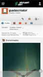Mobile Screenshot of guadascreator.deviantart.com