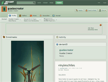 Tablet Screenshot of guadascreator.deviantart.com