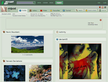 Tablet Screenshot of oldpost.deviantart.com