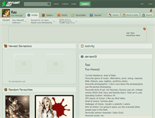 Tablet Screenshot of fuu.deviantart.com