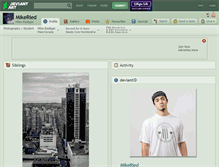 Tablet Screenshot of mikeried.deviantart.com