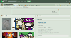 Desktop Screenshot of margatroid-alice.deviantart.com