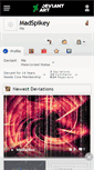 Mobile Screenshot of madspikey.deviantart.com