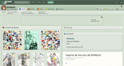Desktop Screenshot of khworld.deviantart.com