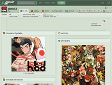Tablet Screenshot of denim2.deviantart.com