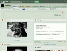 Tablet Screenshot of duskeyes.deviantart.com