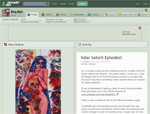 Tablet Screenshot of drajien.deviantart.com