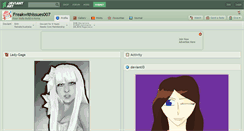Desktop Screenshot of freakwithissues007.deviantart.com